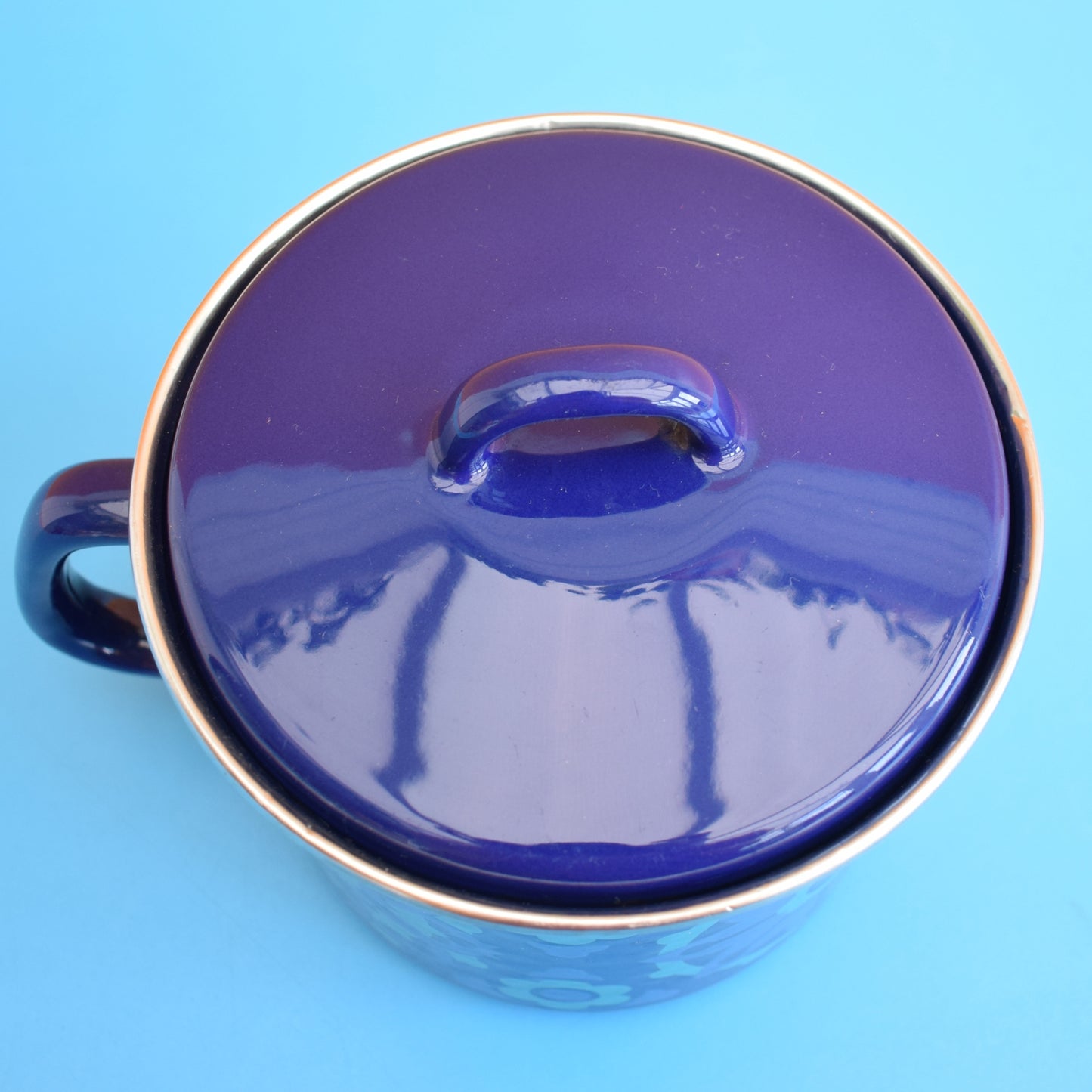 Vintage 1960s Enamel Saucepan- Ian Logan Salome by Vintage
