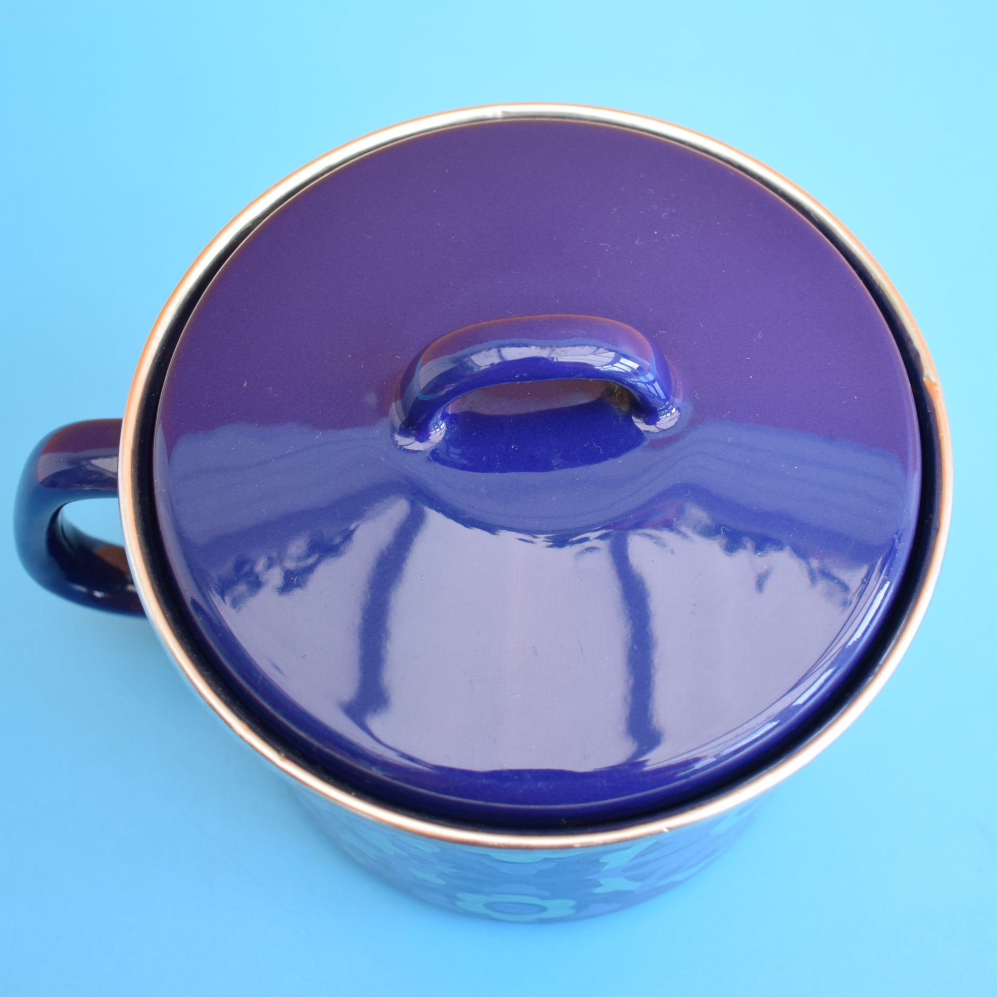 Vintage 1960s Enamel Saucepan- Ian Logan Salome by Vintage