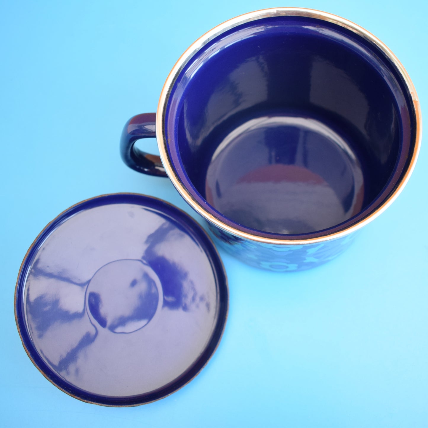 Vintage 1960s Enamel Saucepan- Ian Logan Salome by Vintage