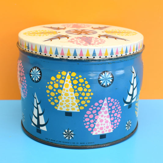 Vintage 1960s Mackintosh Quality Street Tin by Pineapple Retro