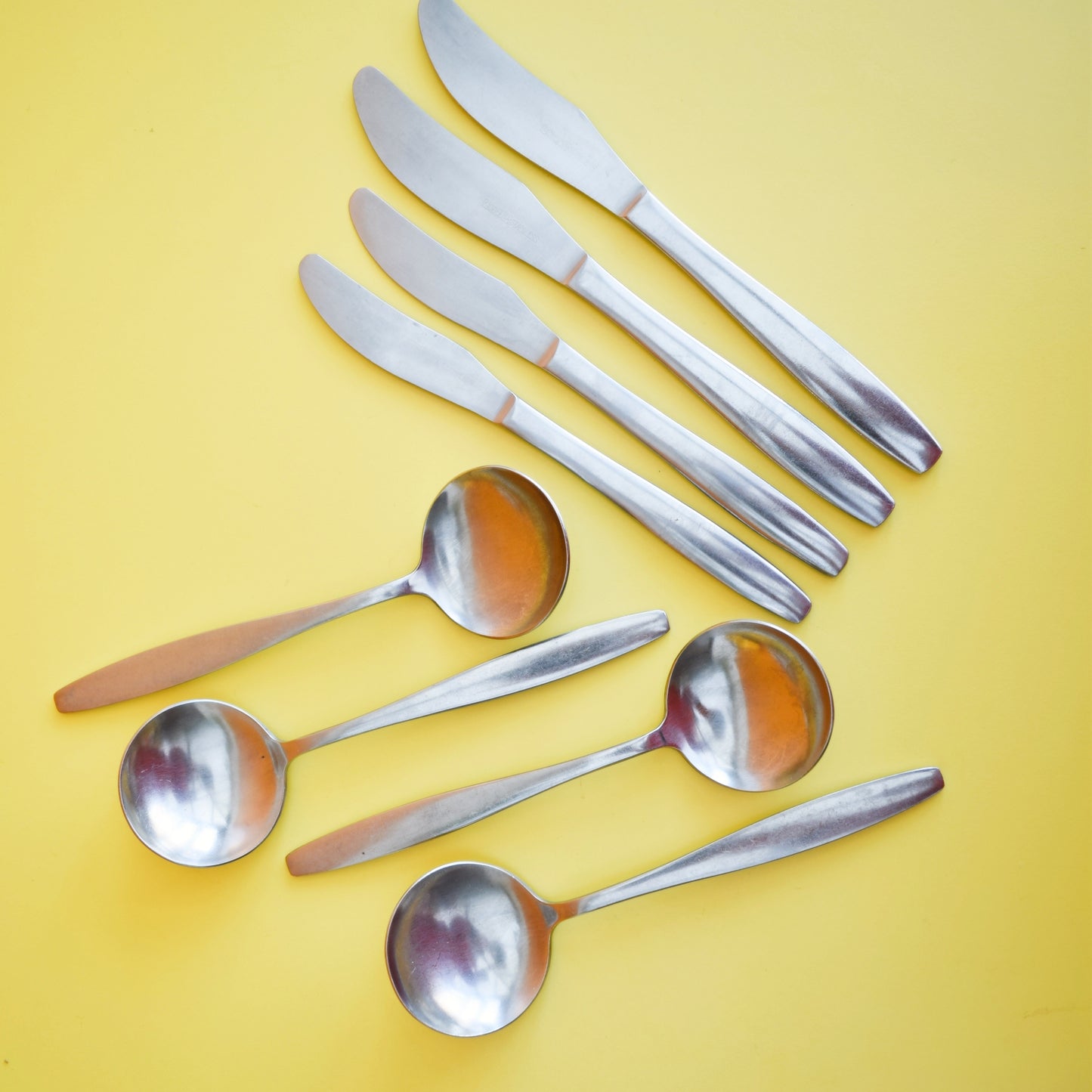 Vintage 1960s Stainless Steel Cutlery - Moderna - Boston. by Vintage