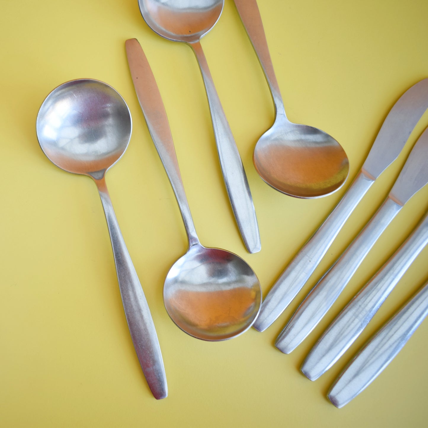 Vintage 1960s Stainless Steel Cutlery - Moderna - Boston. by Vintage