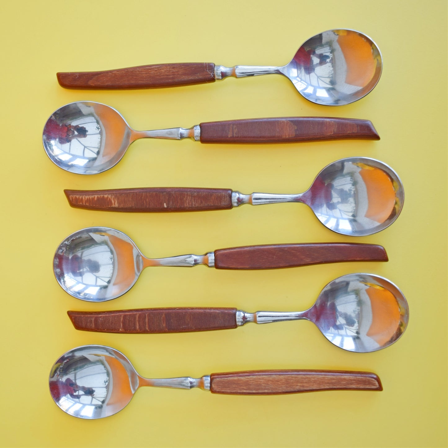 Vintage 1960s Teak Glosswood Spoons