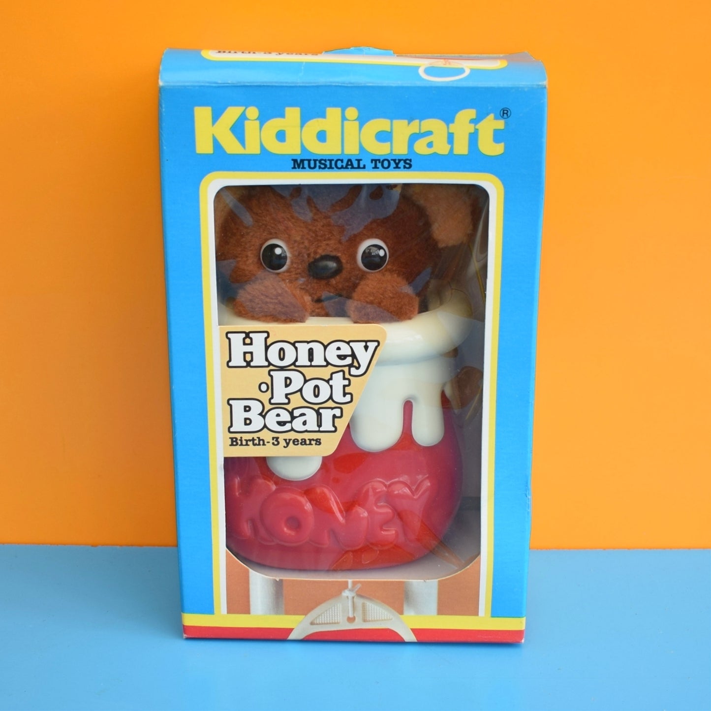 Vintage 1970s Kiddicraft Honey Pot Bear - Boxed