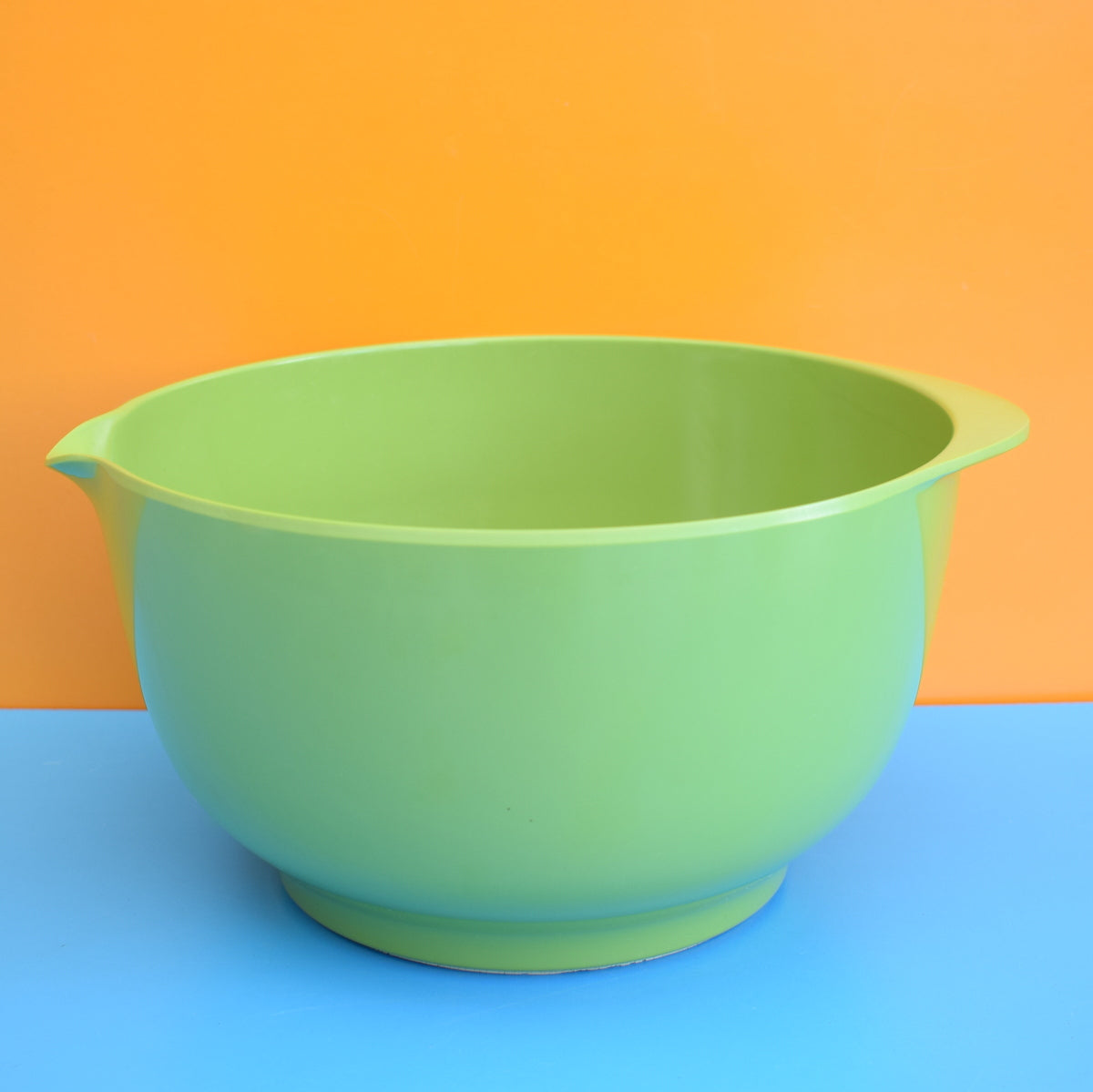 Vintage 1970s Rosti Plastic Bowl - Danish - Green 4L