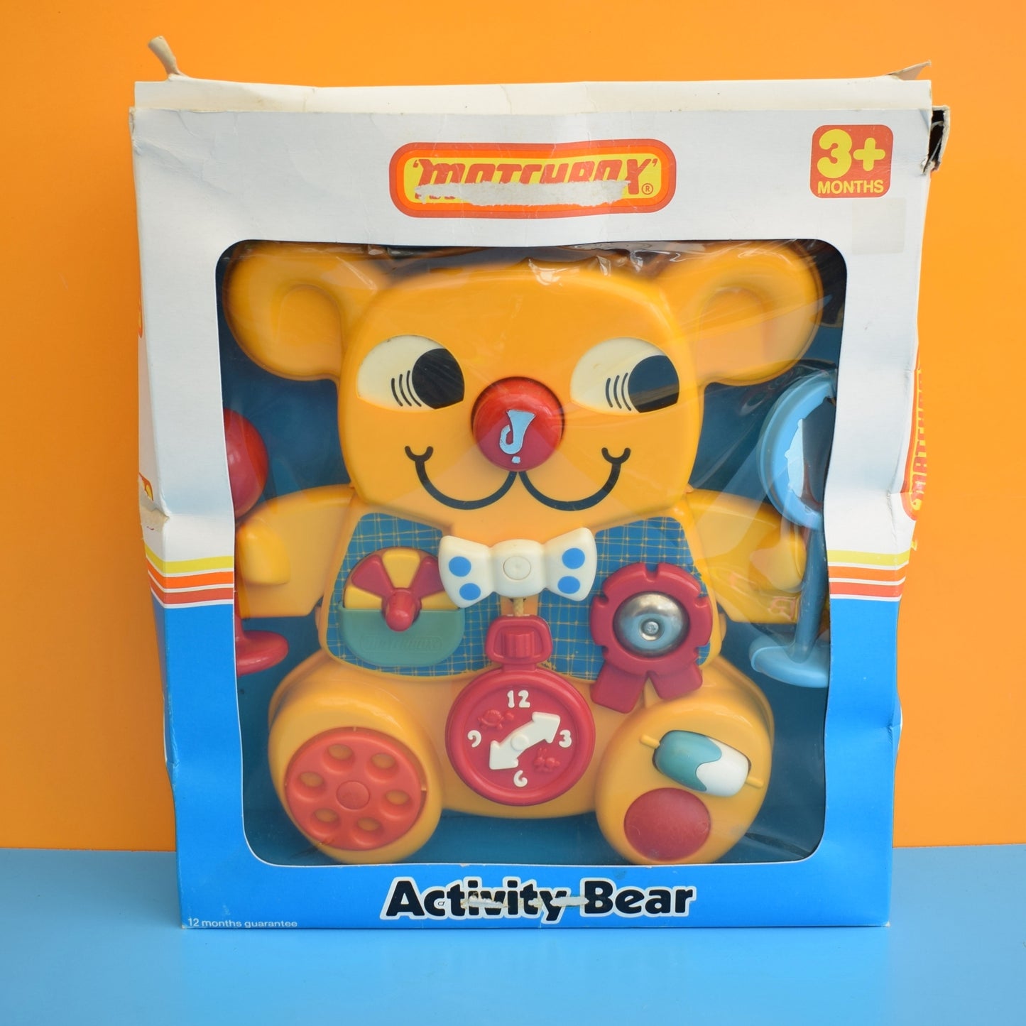 Vintage 1970s Matchbox Activity Bear - Boxed