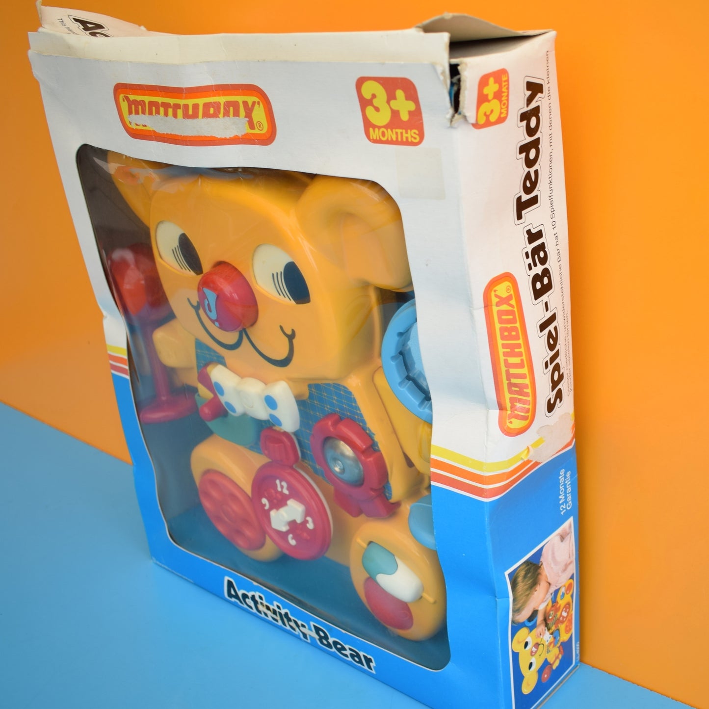 Vintage 1970s Matchbox Activity Bear - Boxed