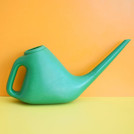 Vintage 1970s Indoor Plant Watering Can - Green by pineapple retro