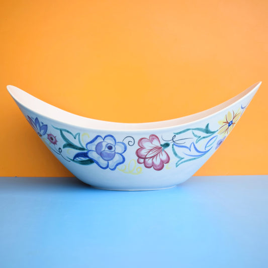 Vintage 1960s Poole Pottery Freeform Bowl