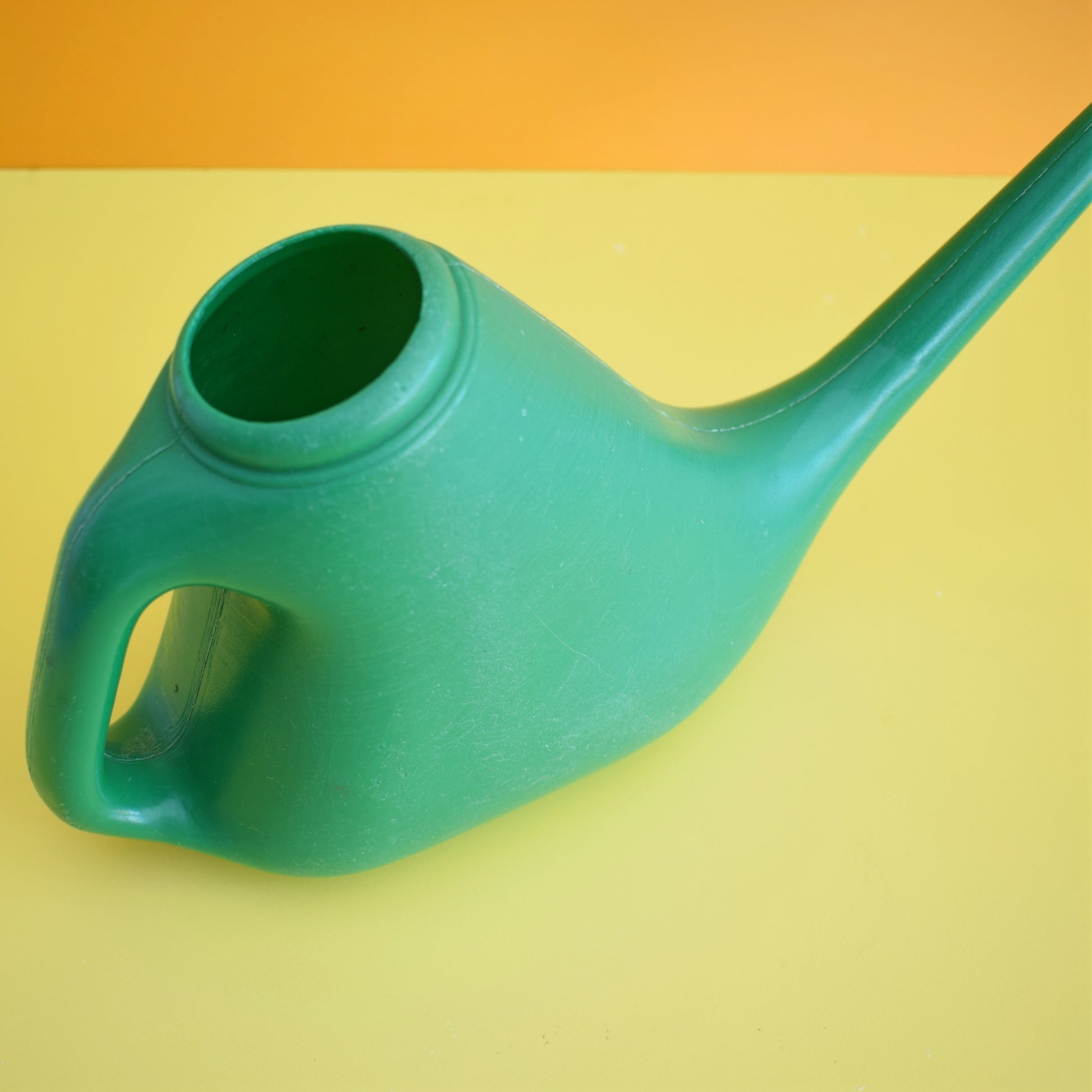 Vintage 1970s Indoor Plant Watering Can - Green by pineapple retro