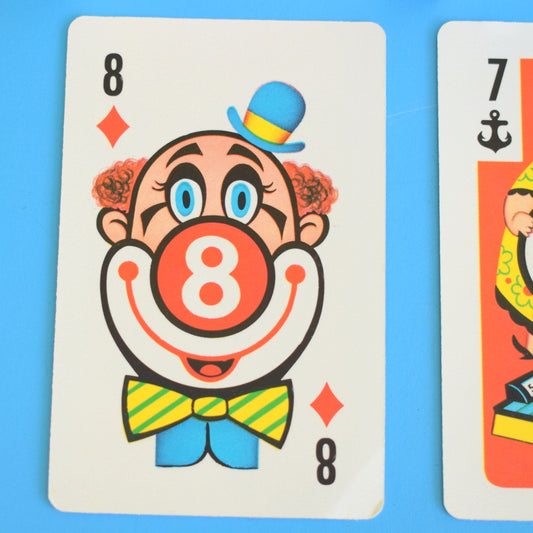 Vintage 1960s Circus Playing Cards - Fantastic Images - Ideal Framing