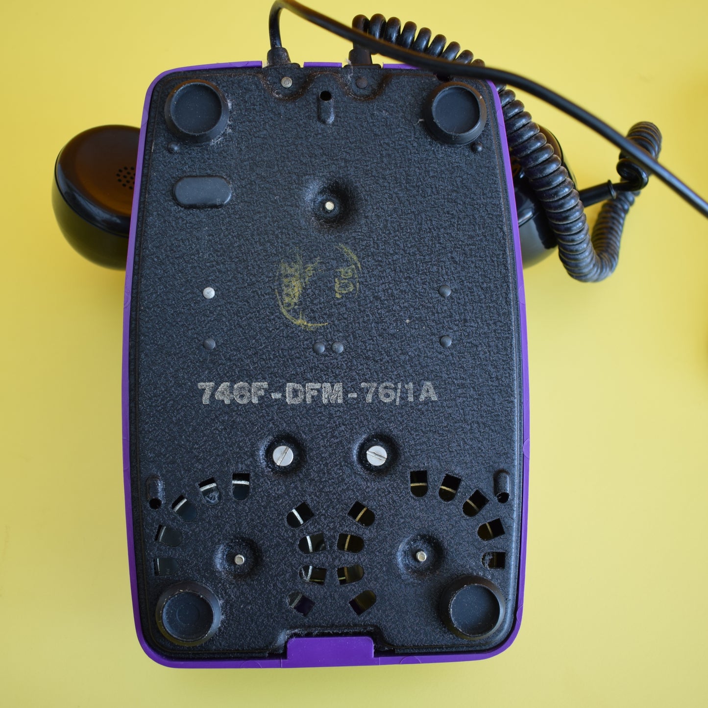 Vintage 1970s GPO Phone - Fully Working - Purple
