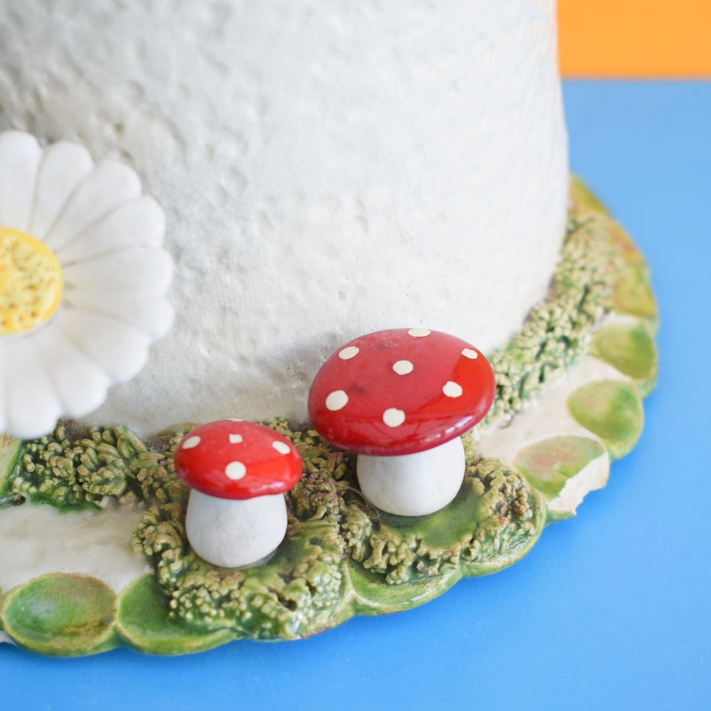 Vintage 1970s Planter - Ladybirds/ Toadstools by Pineapple Retro