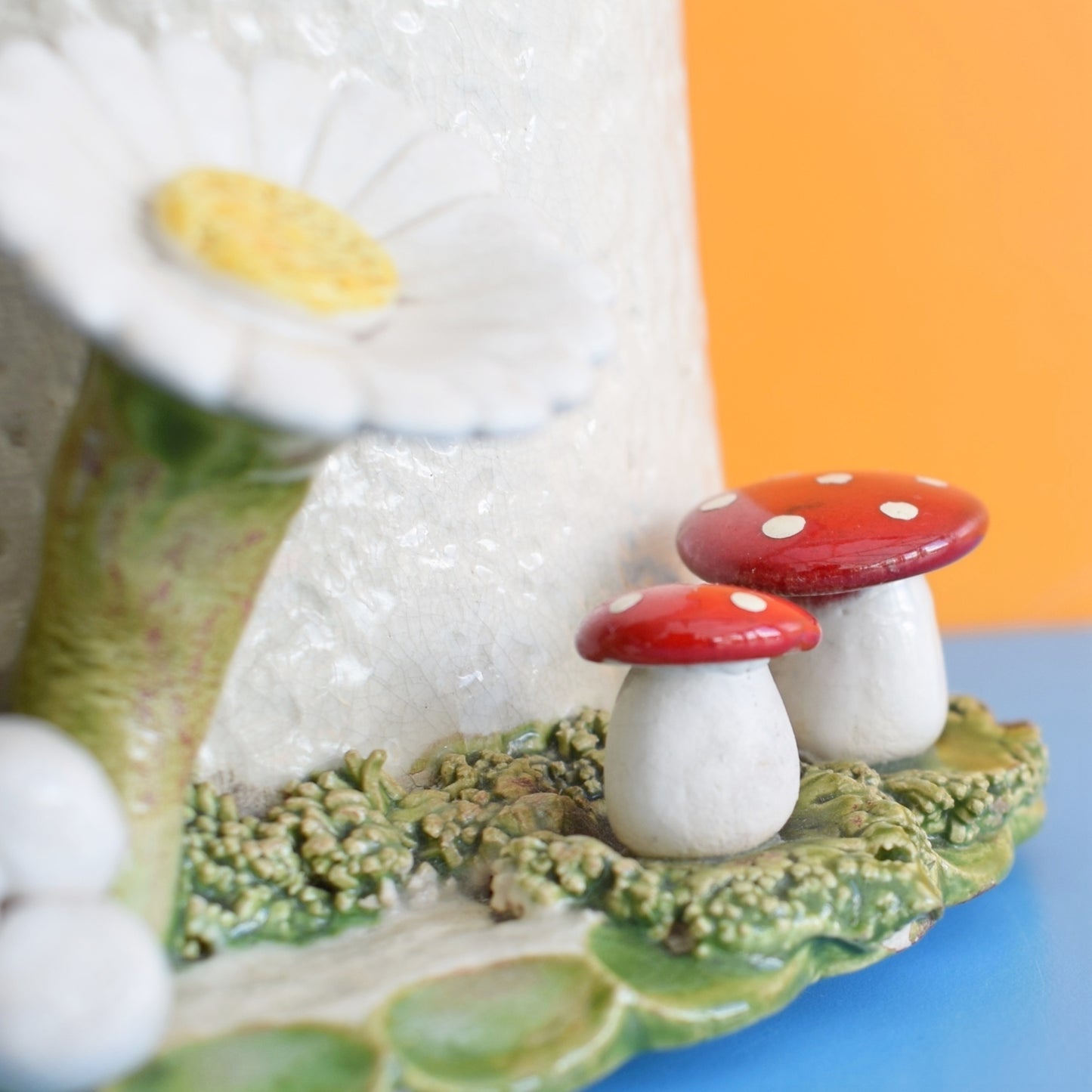 Vintage 1970s Planter - Ladybirds/ Toadstools by Pineapple Retro