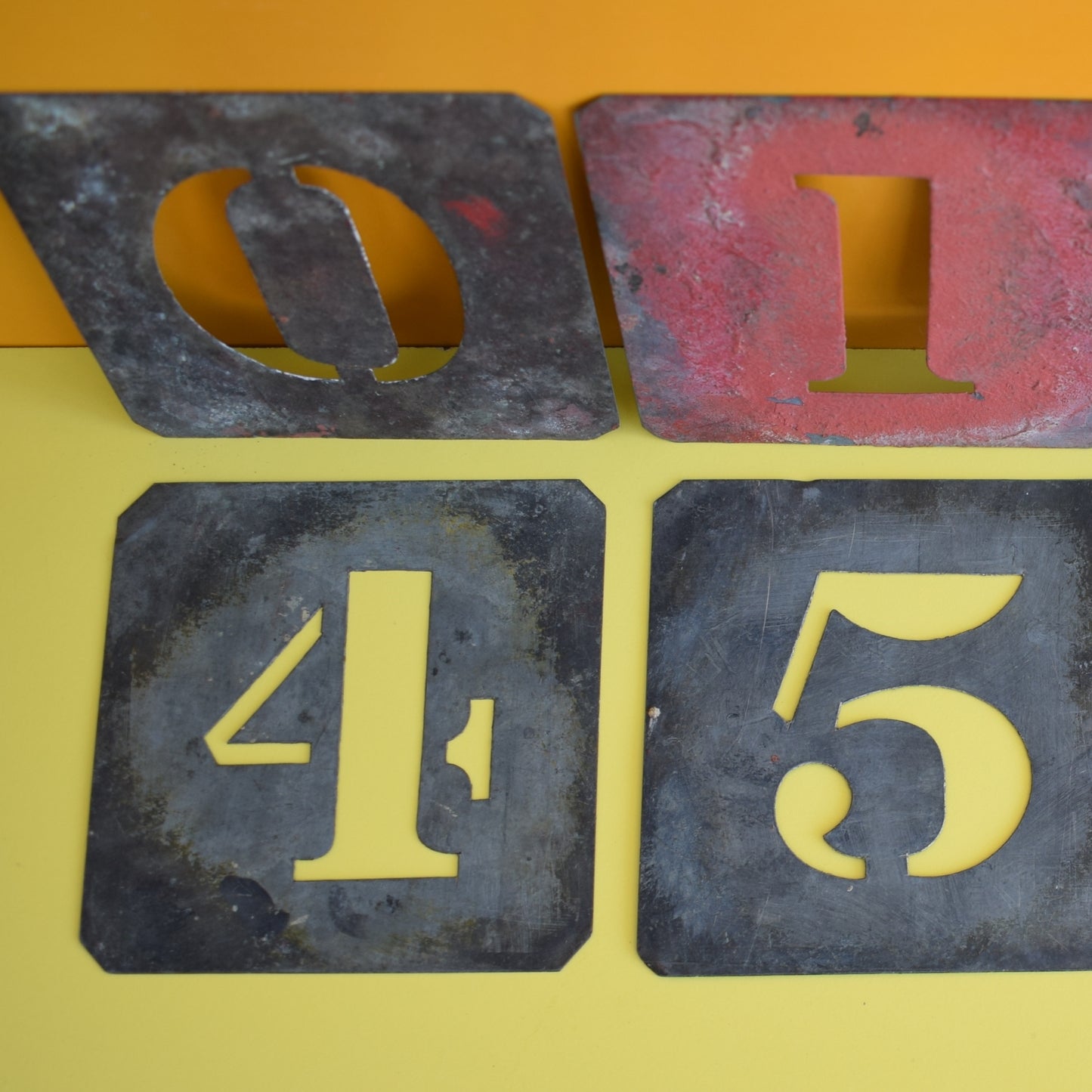 Vintage 1960s Metal Letter Stencils - Various by Pineapple Retro