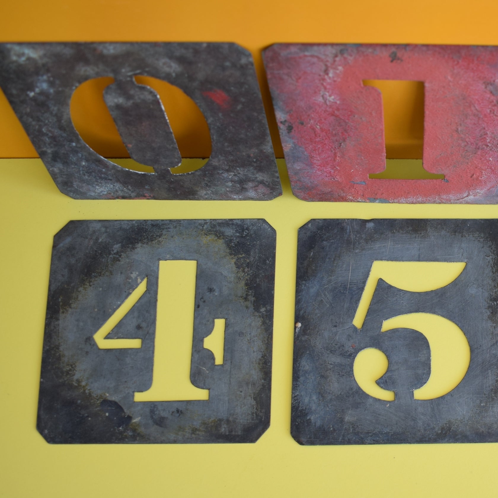 Vintage 1960s Metal Letter Stencils - Various by Pineapple Retro