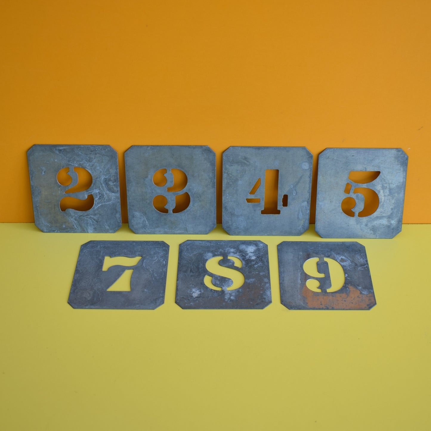Vintage 1960s Metal Letter Stencils - Various by Pineapple Retro