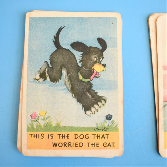 Vintage 1950s Snap Cards - House Jack Built by Vintage