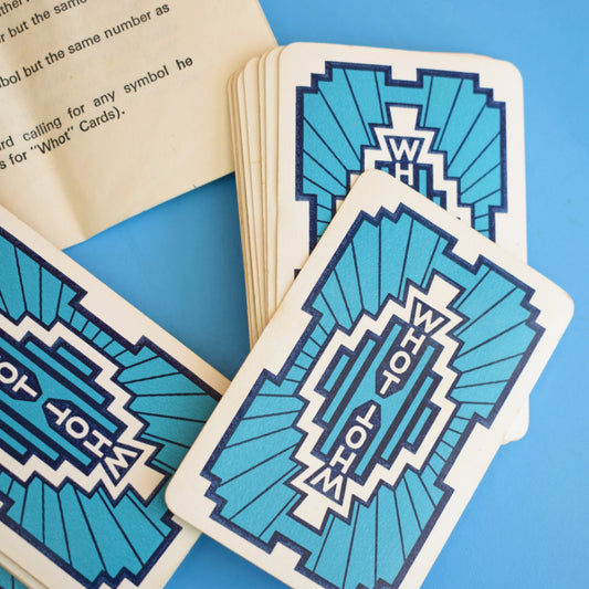 Vintage 1950s Whot Card Game & Instructions by Vintage