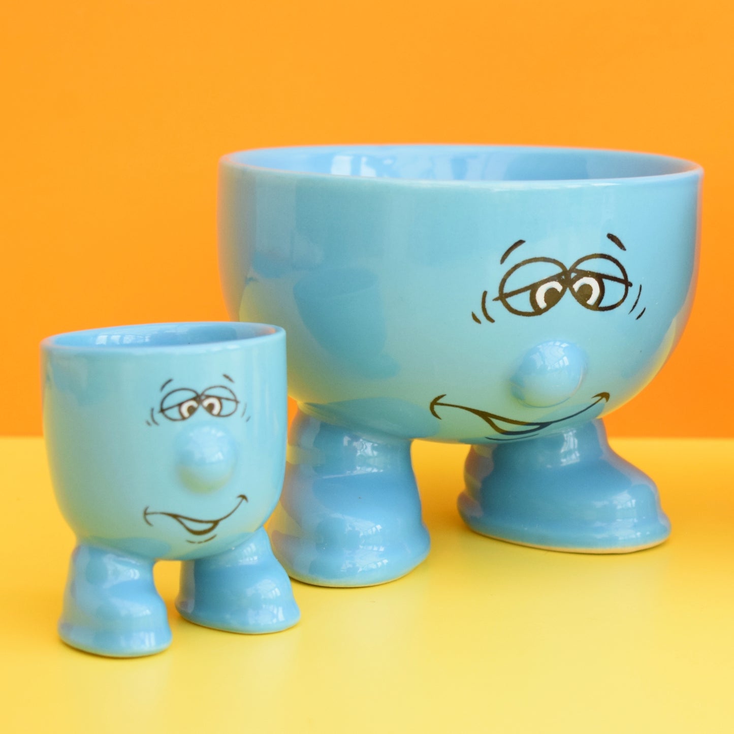 Vintage 1990s Walking Ware Breakfast Sets