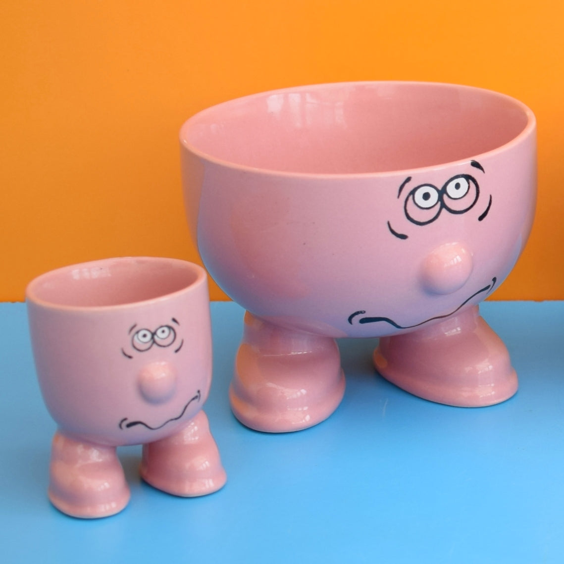 Vintage 1990s Walking Ware Breakfast Sets