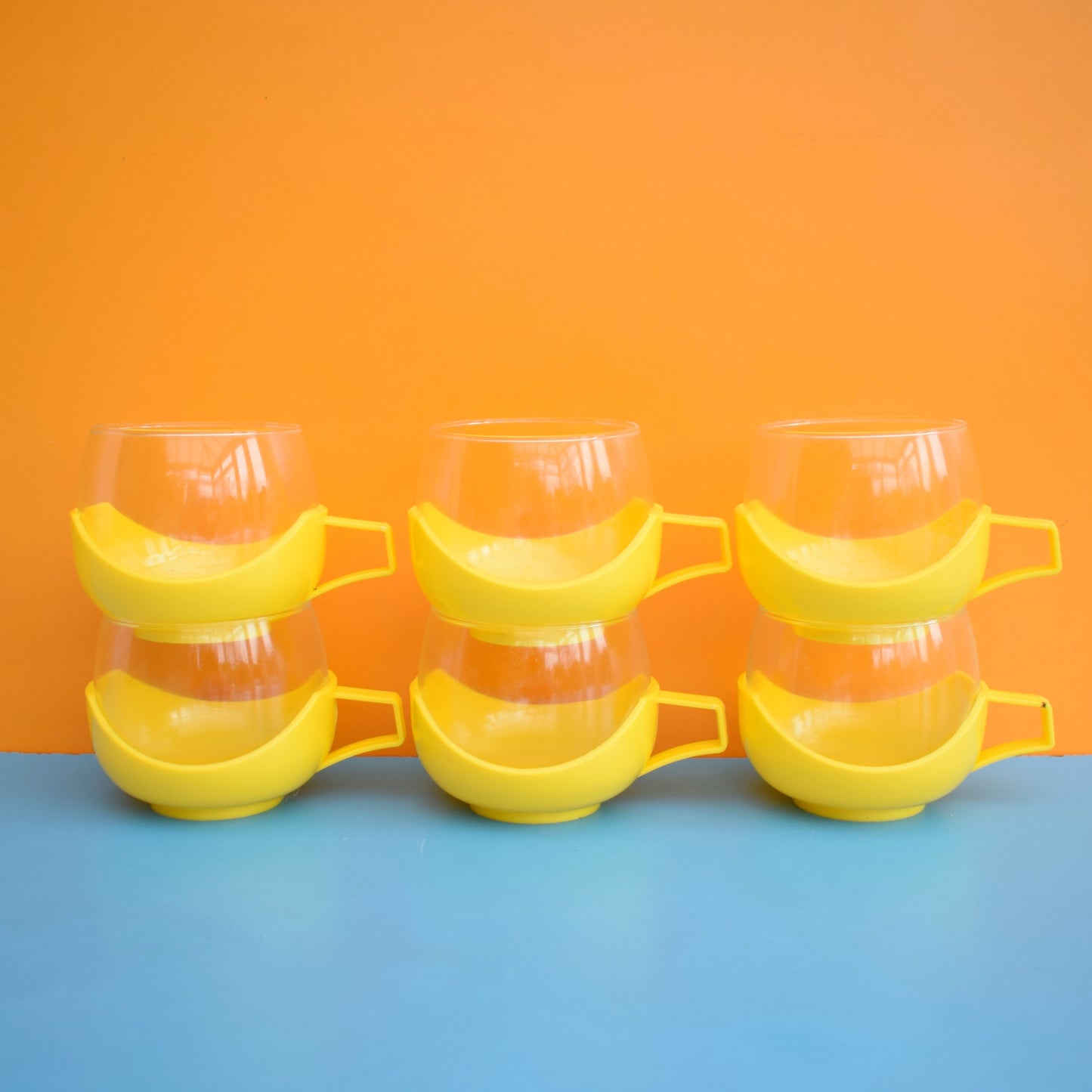 Vintage 1960s Drink-Up Style Glasses Set by Vintage