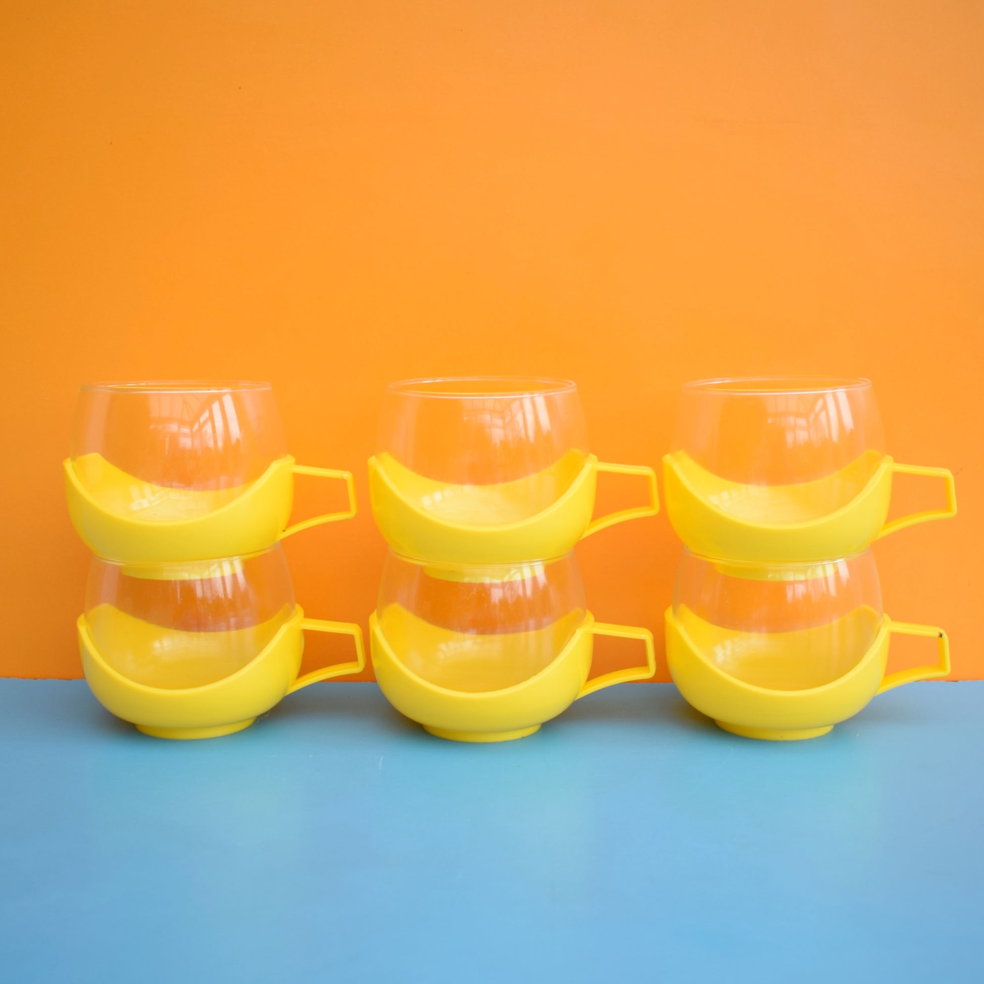 Vintage 1960s Drink-Up Style Glasses Set by Vintage