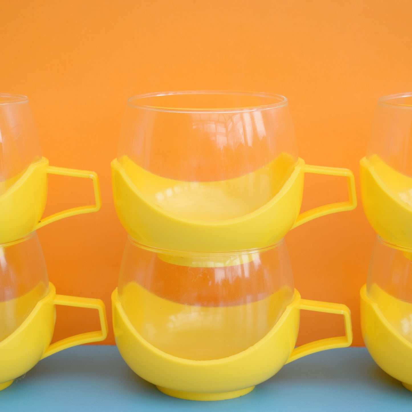 Vintage 1960s Drink-Up Style Glasses Set by Vintage