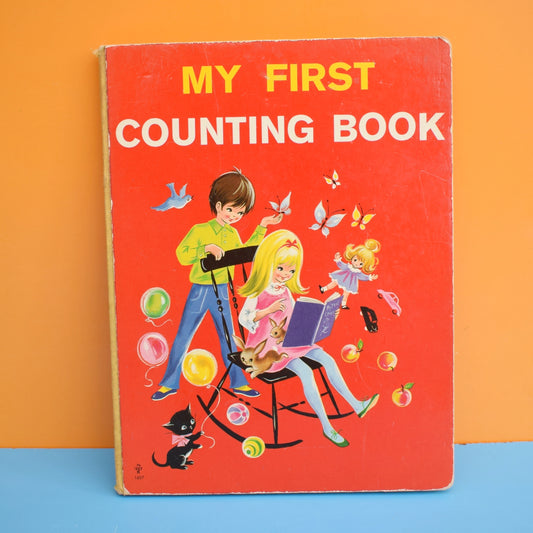 Vintage 1960s My First Counting Book- Great Illustrations by Pineapple Retro