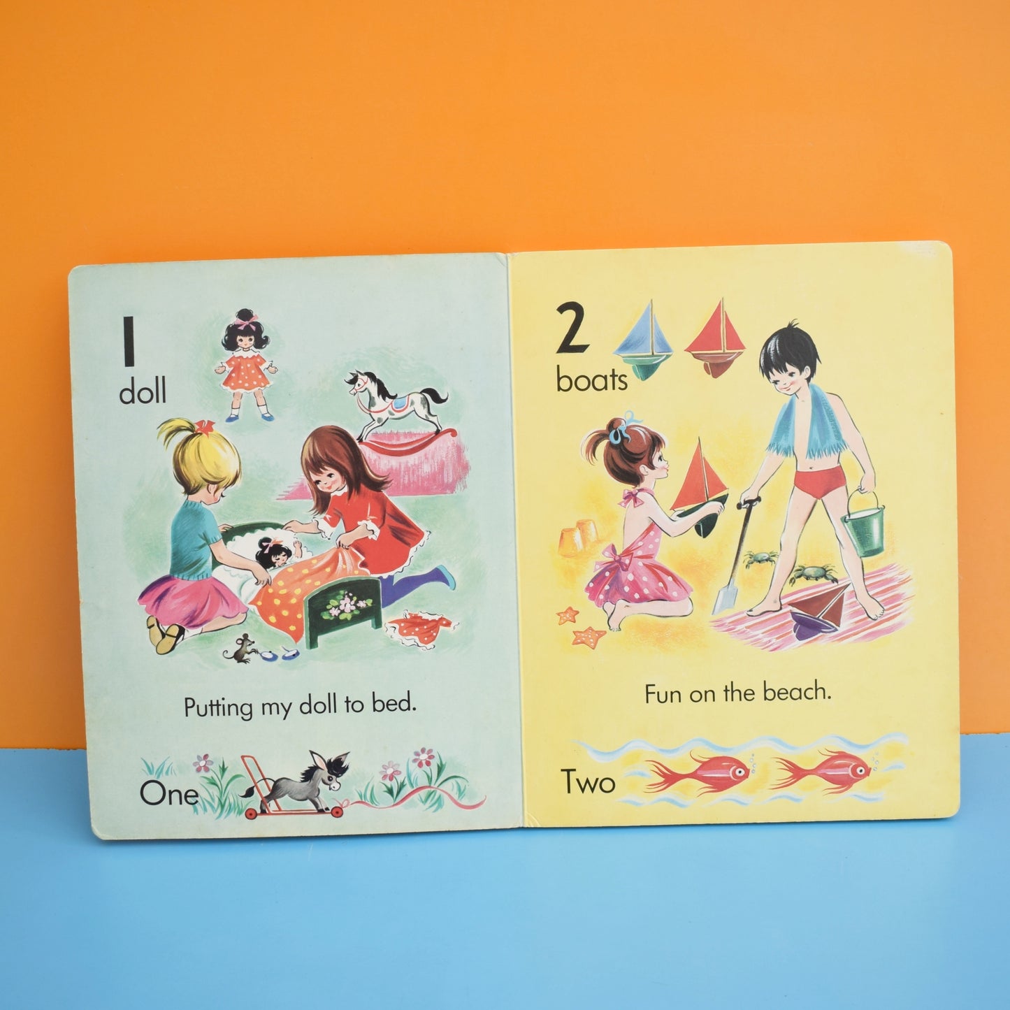 Vintage 1960s My First Counting Book- Great Illustrations