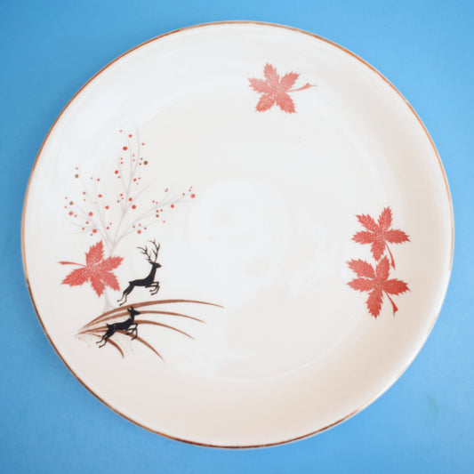 Vintage 1950s Alfred Meakin Tea Plates- Stag by Vintage