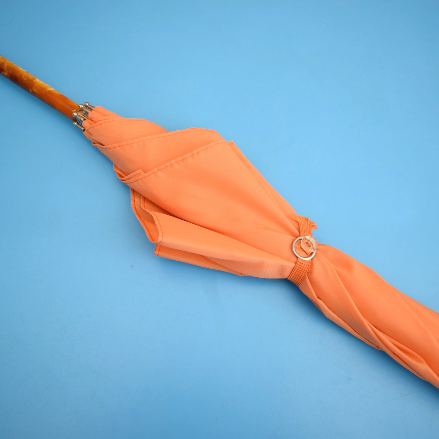 Vintage 1960s Umbrella / Parasol - Orange