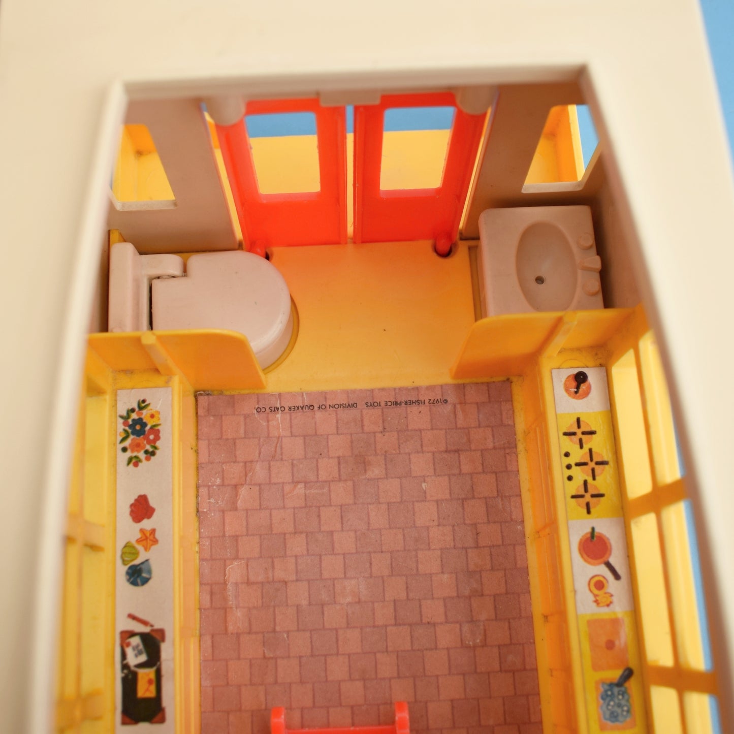 Vintage 1980s Fisher Price - Play Family Camper .