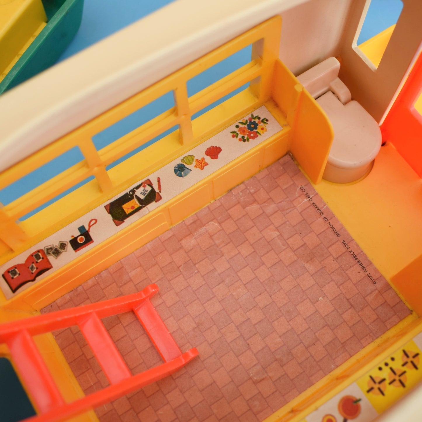 Vintage 1980s Fisher Price - Play Family Camper .