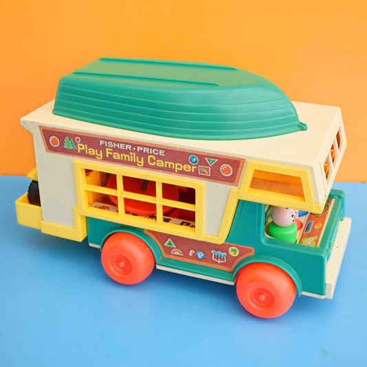 Vintage 1980s Fisher Price - Play Family Camper .