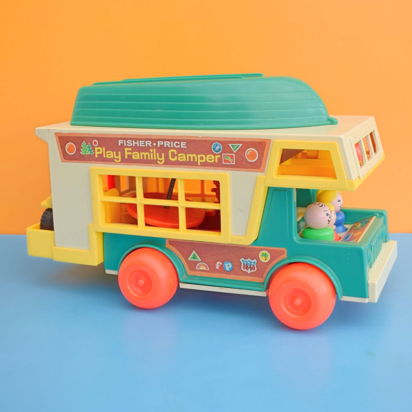 Vintage 1980s Fisher Price - Play Family Camper .