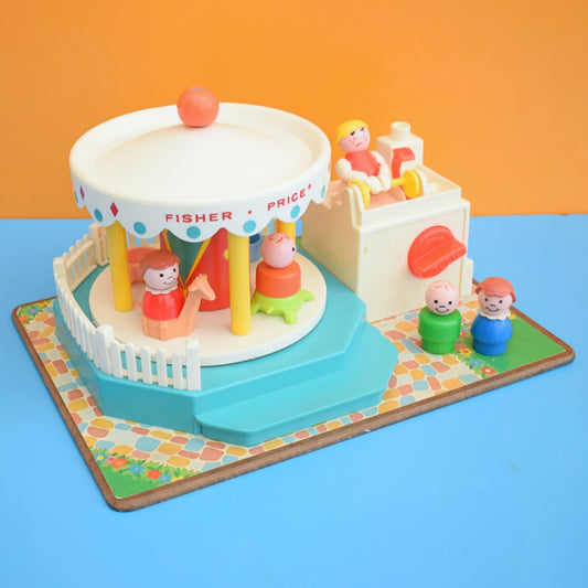 Vintage 1980s Fisher Price - Rare Animal Carousel