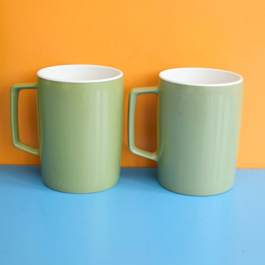 Vintage 1960s Plastic Melamine Selection - Green