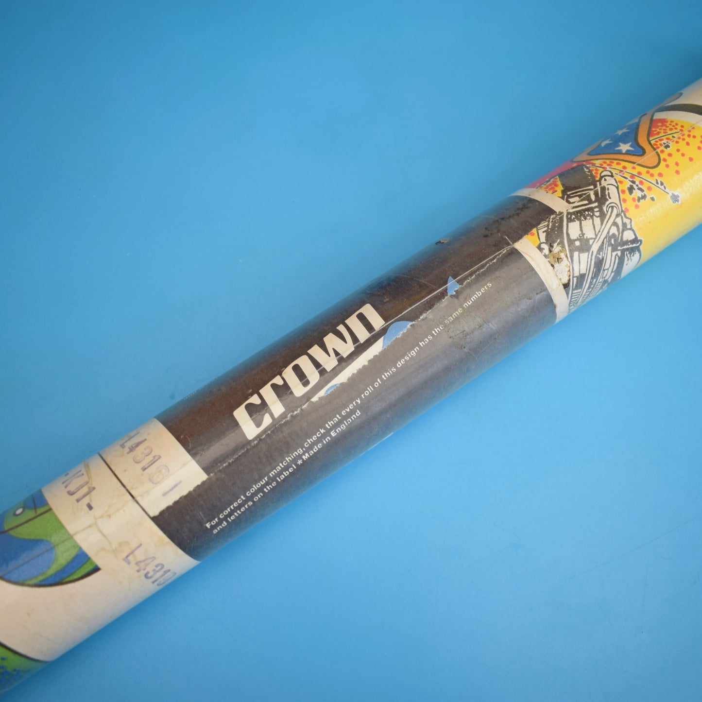 Vintage 1970s Wallpaper - Chopper Bike