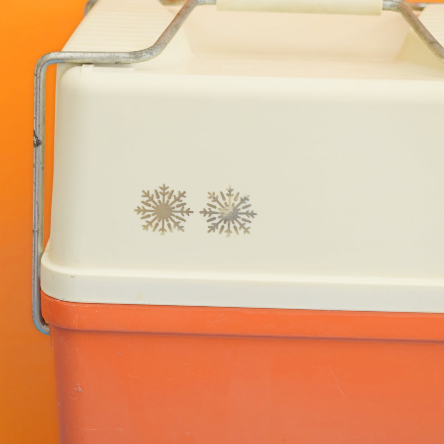 Vintage 1970s Cool boxes - Dutch- Orange by Vintage