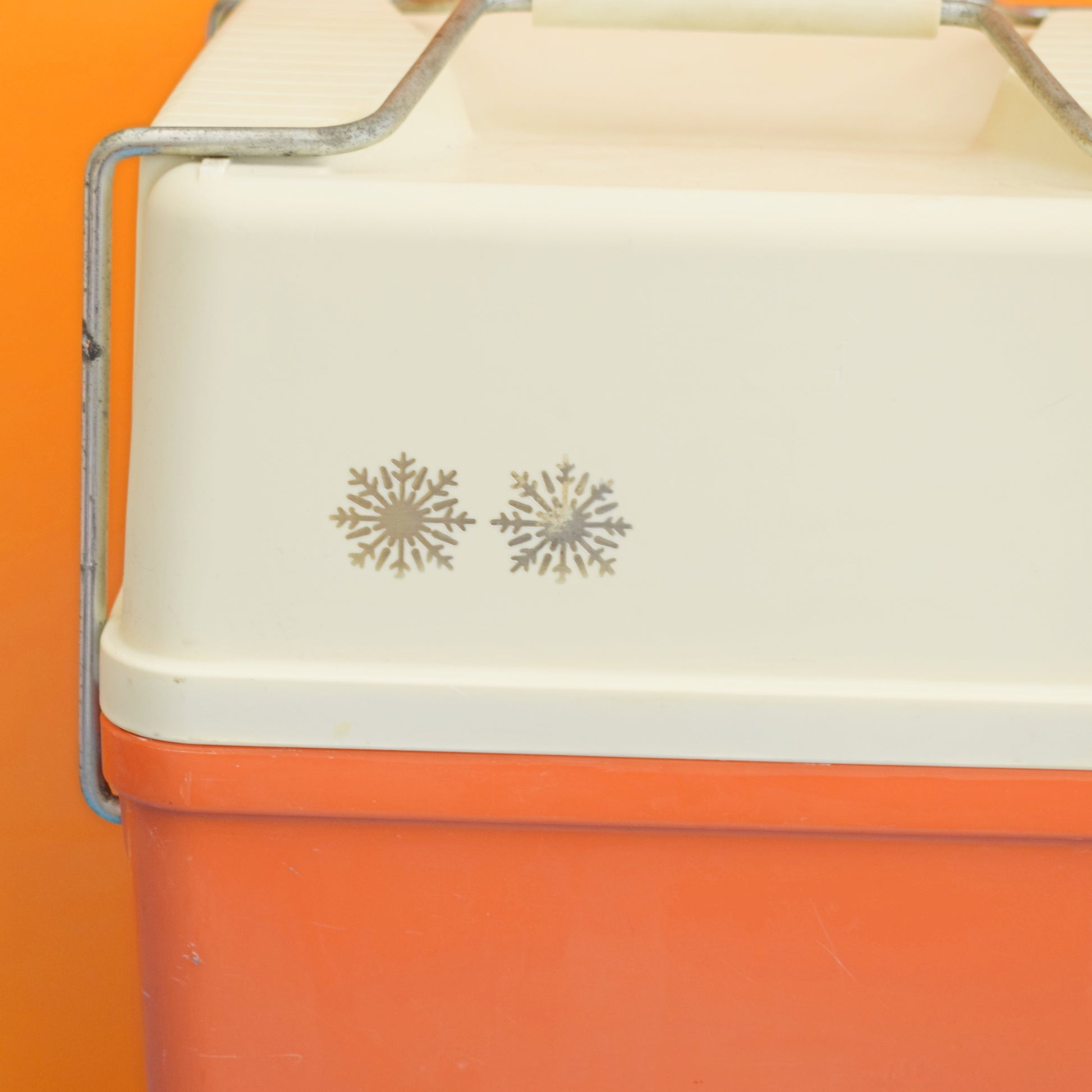 Vintage 1970s Cool boxes - Dutch- Orange by Vintage