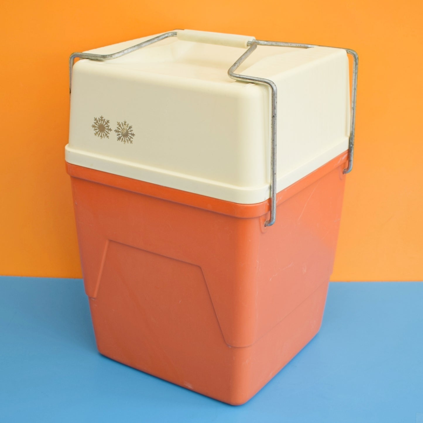 Vintage 1970s Cool boxes - Dutch- Orange by Vintage