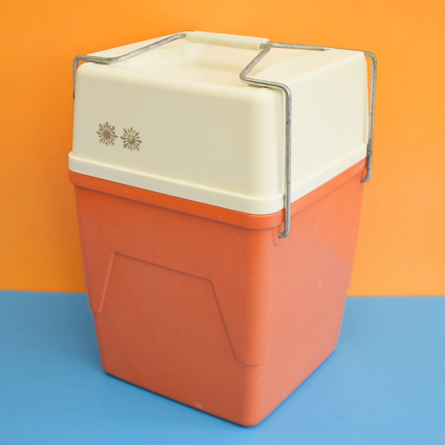 Vintage 1970s Cool boxes - Dutch- Orange by Vintage