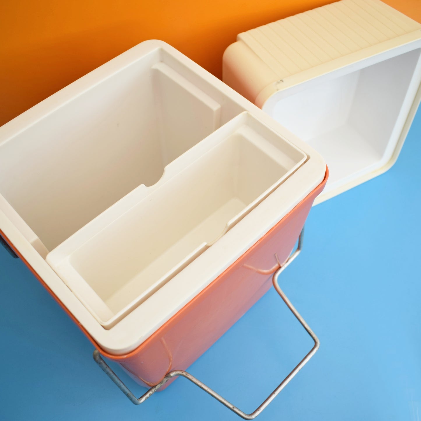 Vintage 1970s Cool boxes - Dutch- Orange by Vintage