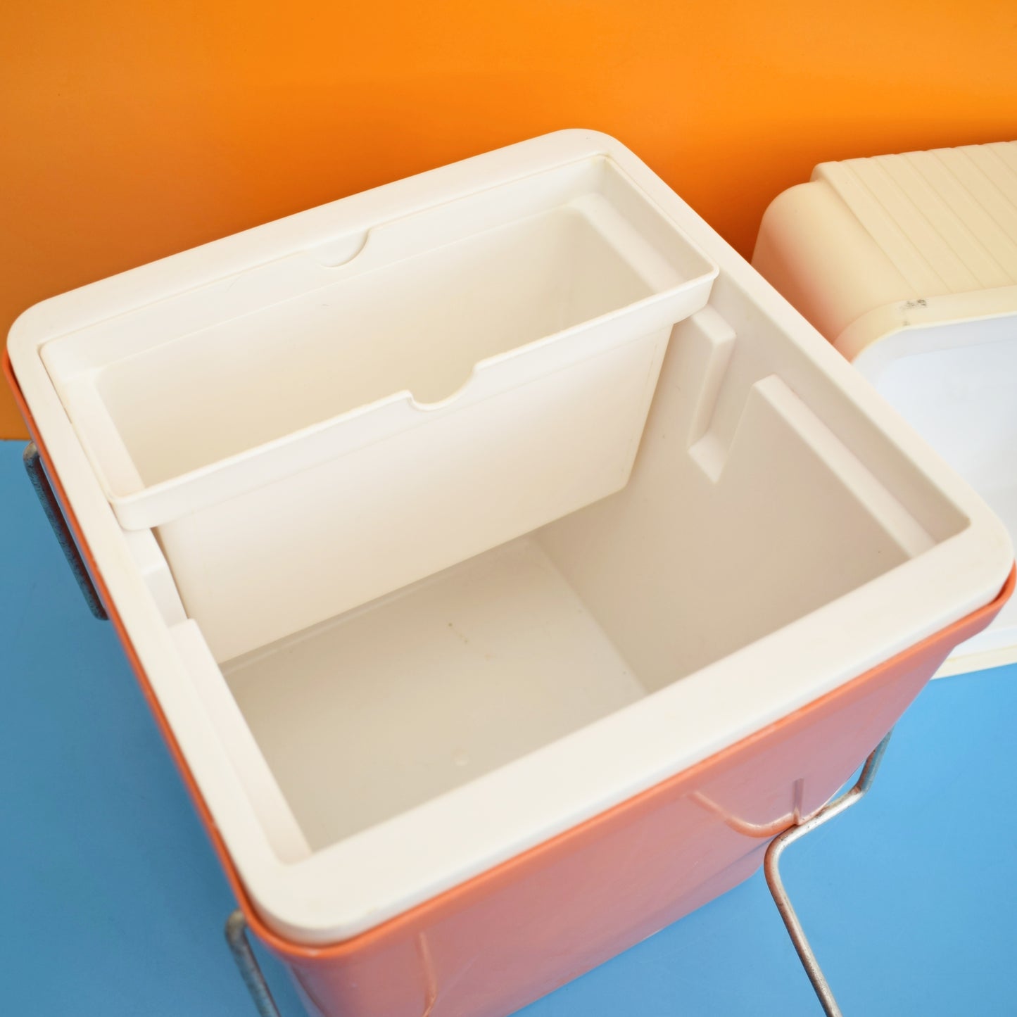 Vintage 1970s Cool boxes - Dutch- Orange by Vintage