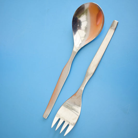 Vintage 1960s Viners Profile Salad Servers by Vintage