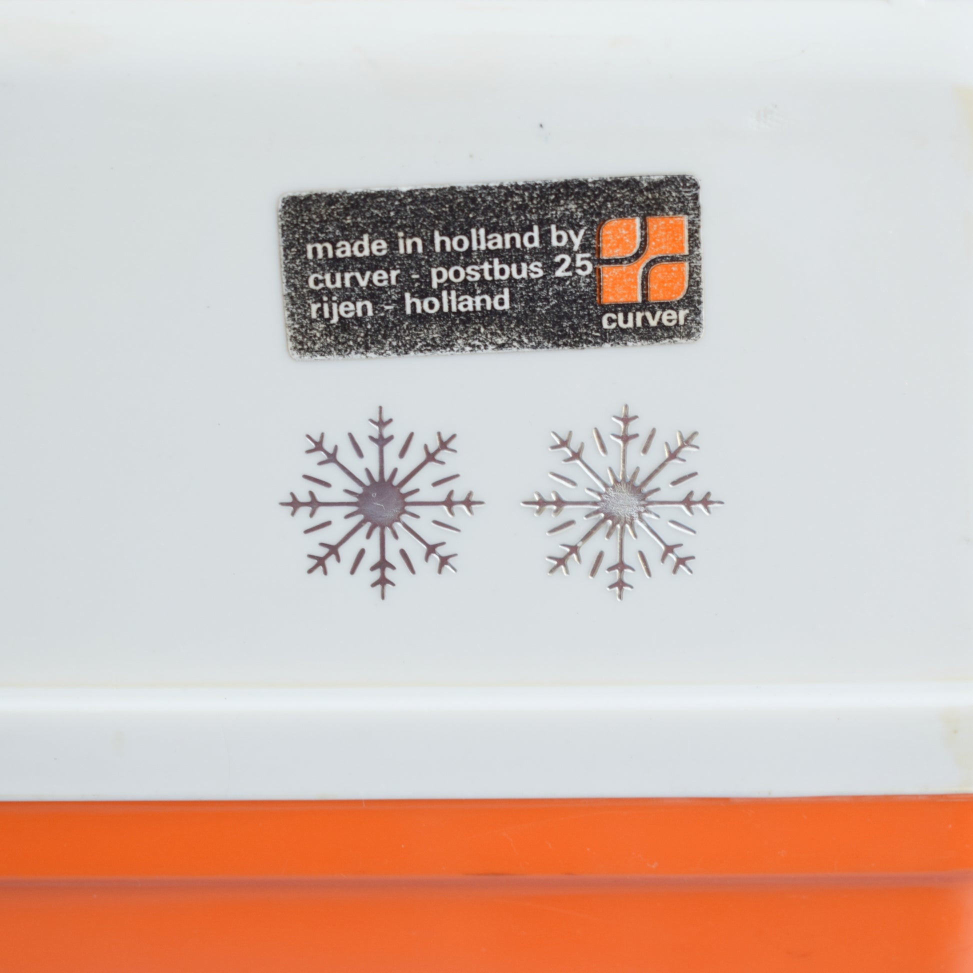 Vintage 1970s Cool boxes - Dutch- Orange by Vintage