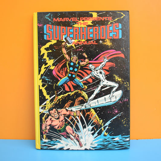 Vintage 1970s Superheroes Annual by Pineapple Retro