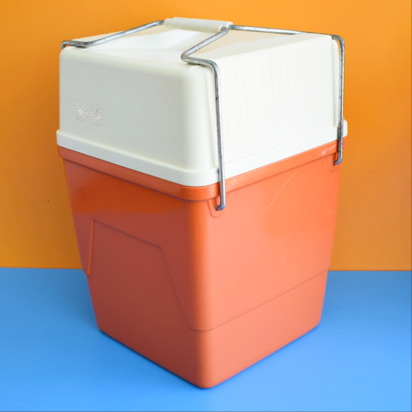 Vintage 1970s Cool boxes - Dutch- Orange by Vintage