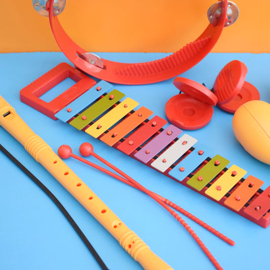 Vintage 1970s Colourful Music Set - Boxed by Vintage